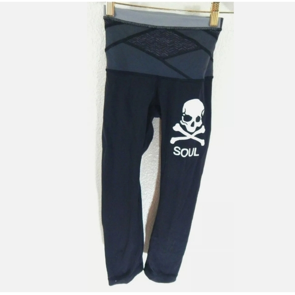 Lululemon x Soul Cycle Hi Rise Wunder Under Crop - Picture 1 of 5